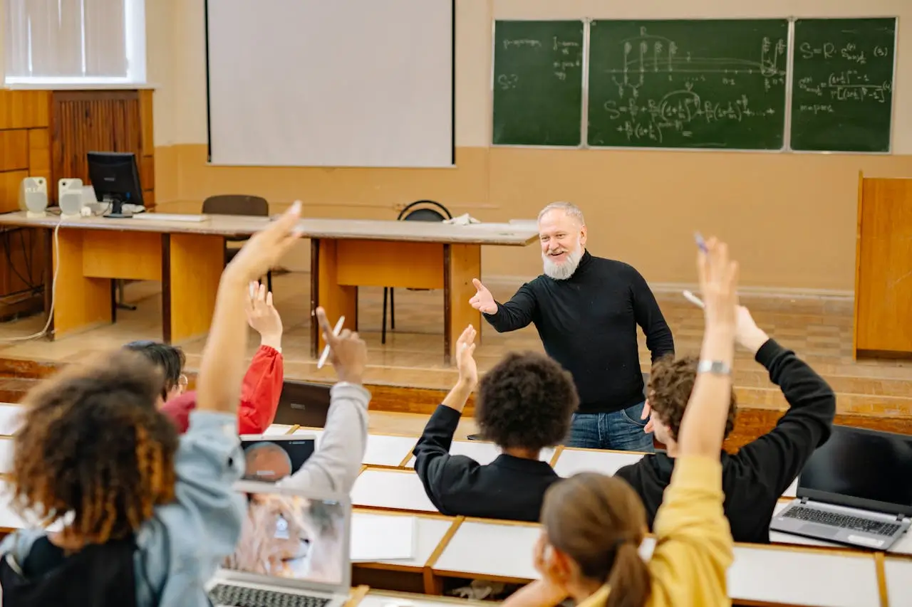 Yenching Academy Scholarship in-class-having-a-recitation