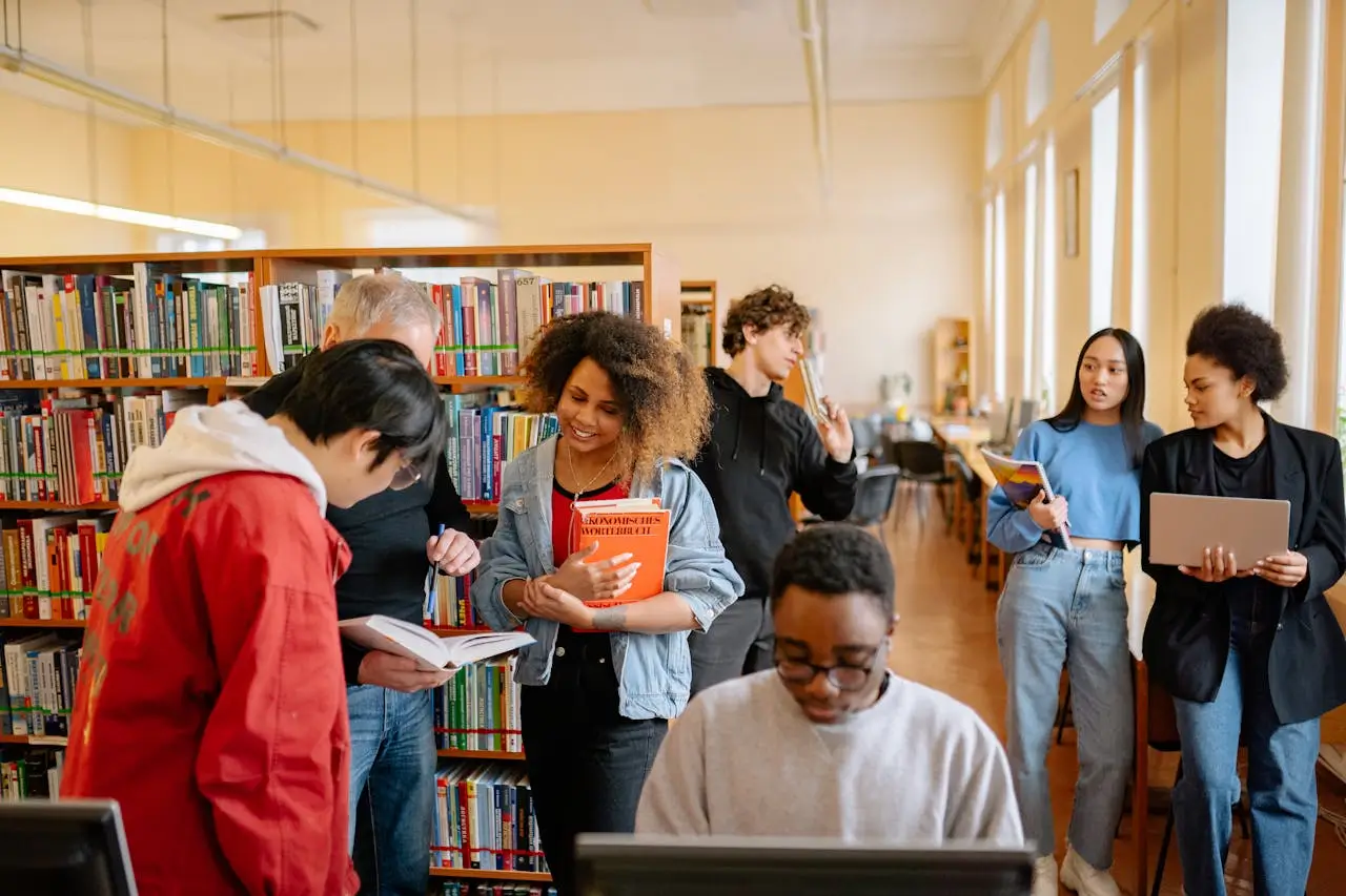 Fairleigh Dickinson University Scholarship students-gathering-in-a-room